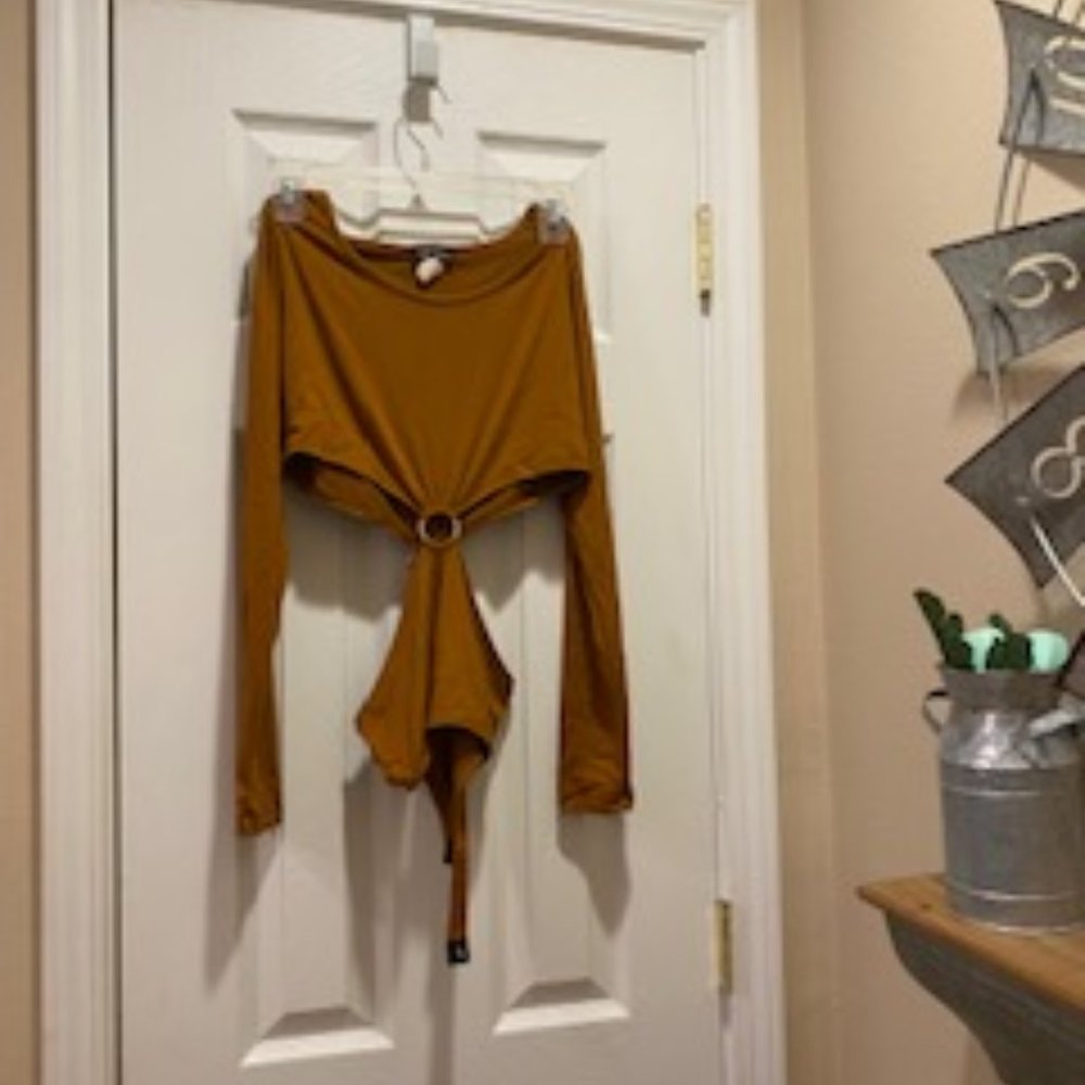 Fashion Bodysuit Blouse, Size S - Picture 4 of 4